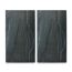 Zwei schwarze Herdabdeckplatten