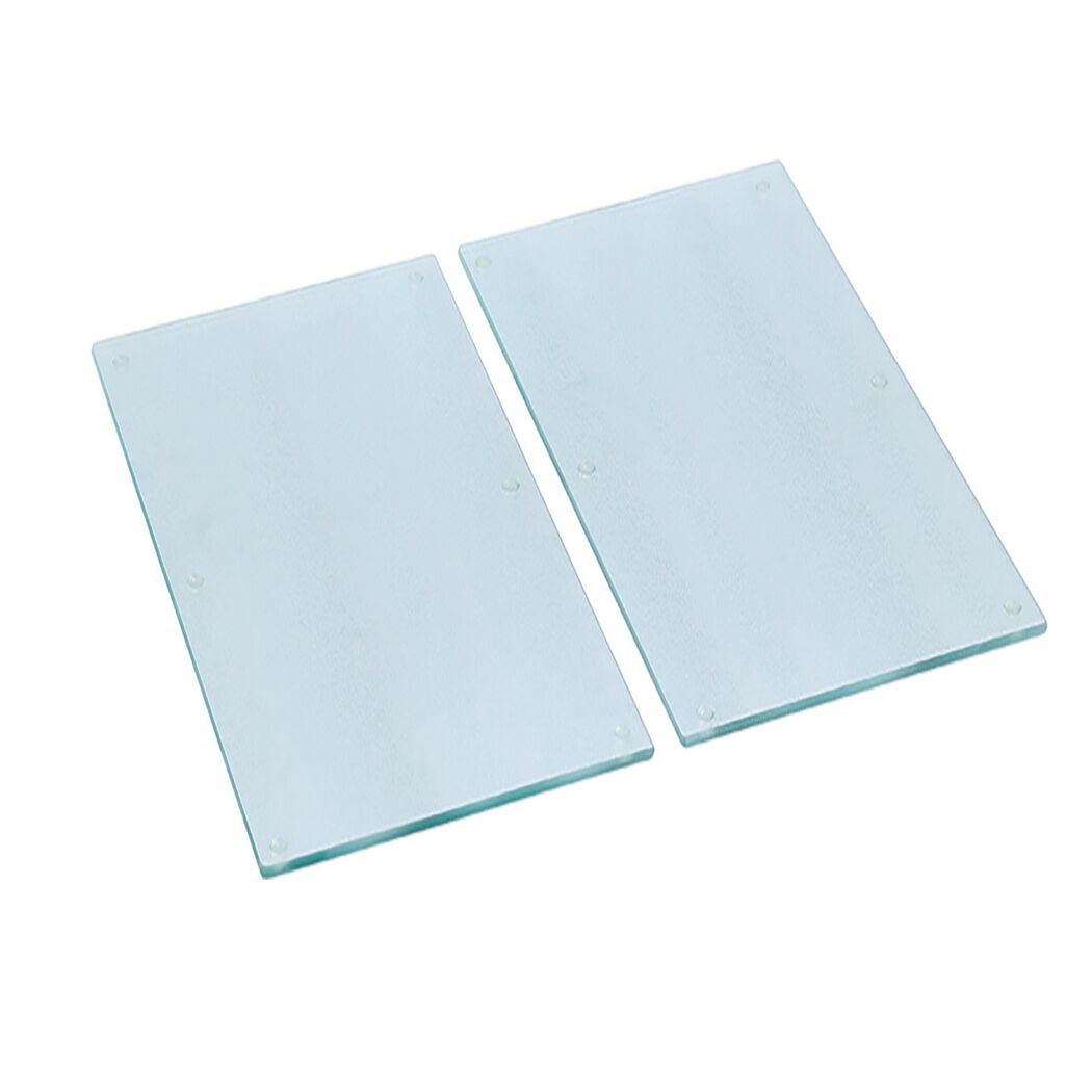 Zwei Glasherdabdeckplatten