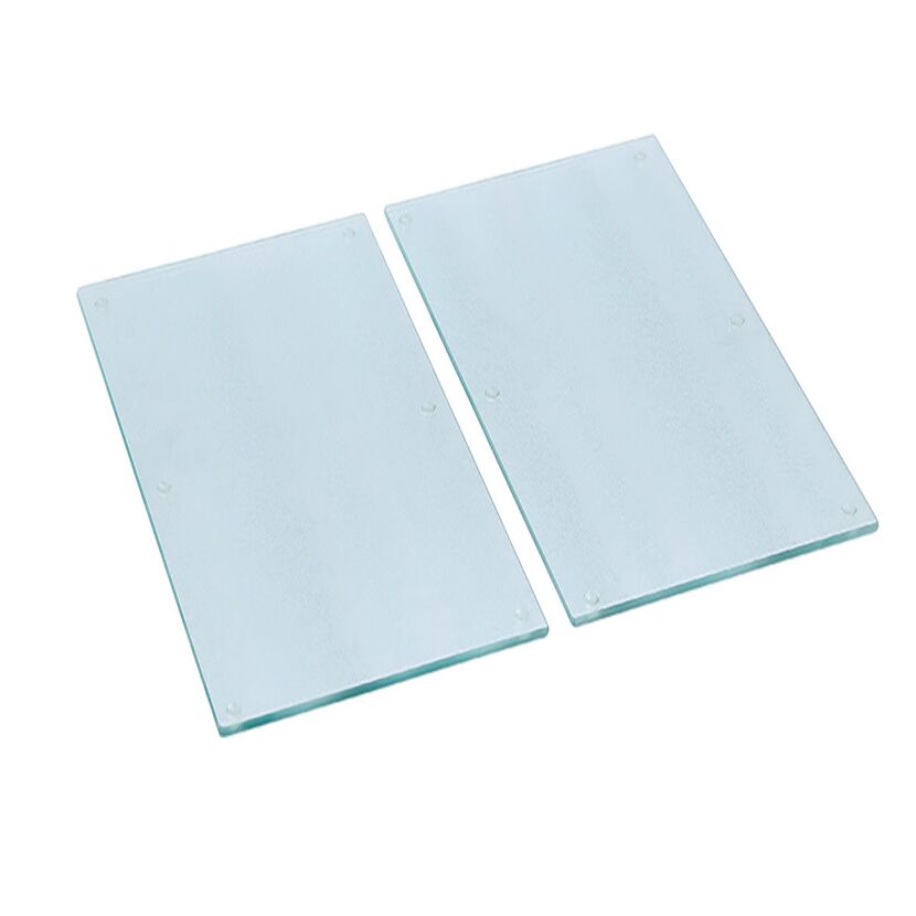 Zwei Glasherdabdeckplatten