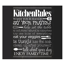 Verkleinertes Bild von Herdblende 'Kitchen Rules' mehrfarbig 56 x 0,8 x 50 cm