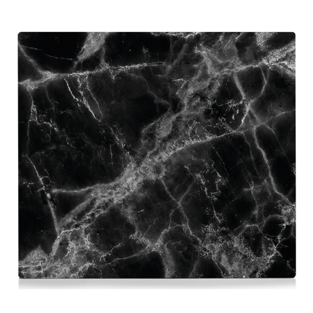 Schwarze Marmorplatte