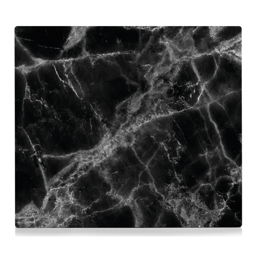 Schwarze Marmorplatte