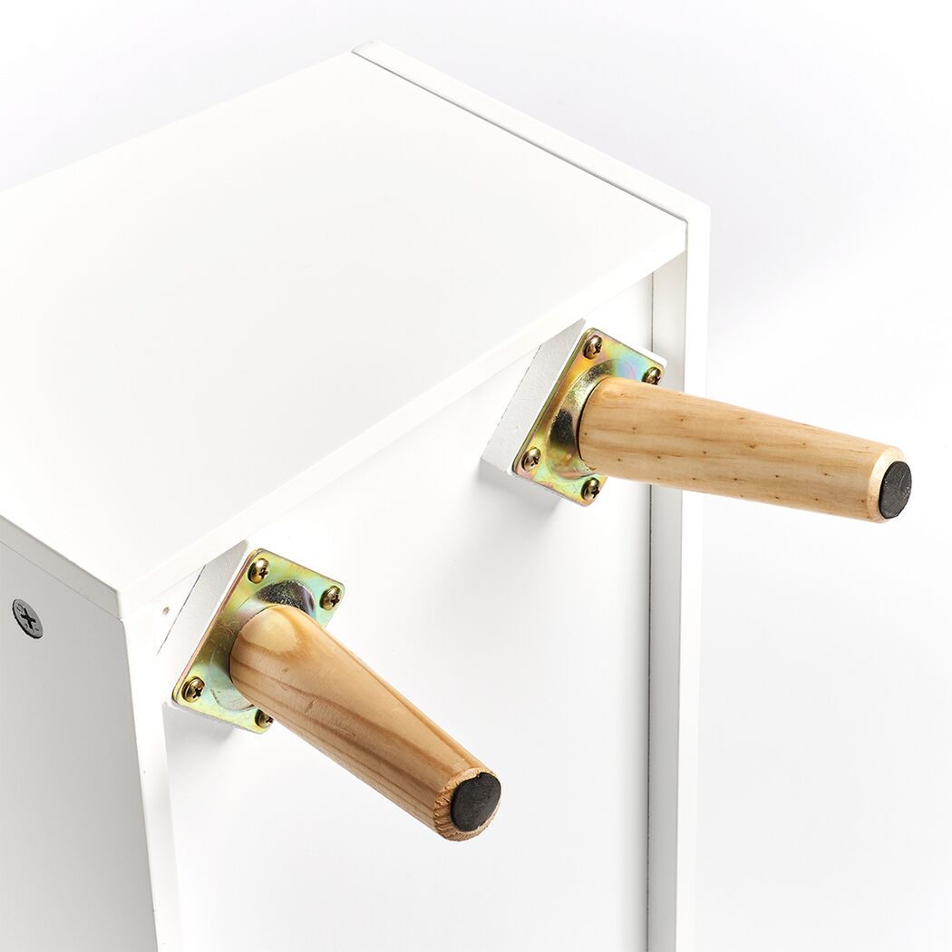 Holzfüße mit Filzgleitern