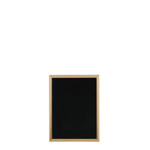 Magnettafel schwarz/naturfarben 40 x 30 x 1,3 cm