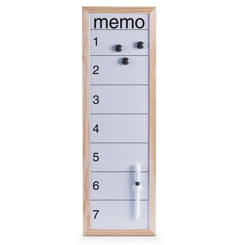 Magnetische Schreibtafel mit Whiteboard-Stift