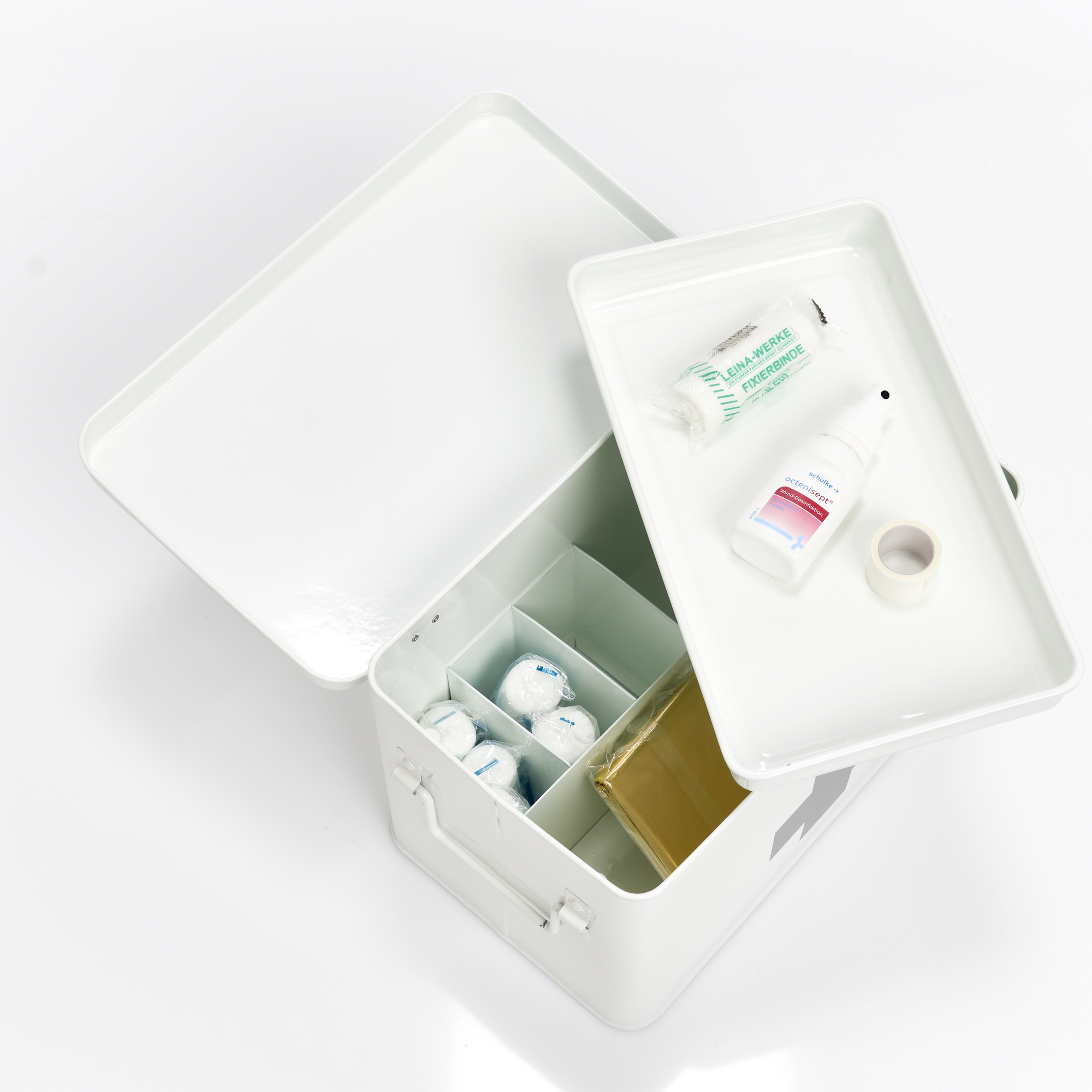 Medizinbox weiß 32 x 20,5 x 19,5 cm + product picture