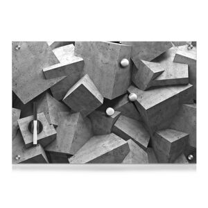 Memoboard 'Cubes' 60 x 40 x 1,6 cm