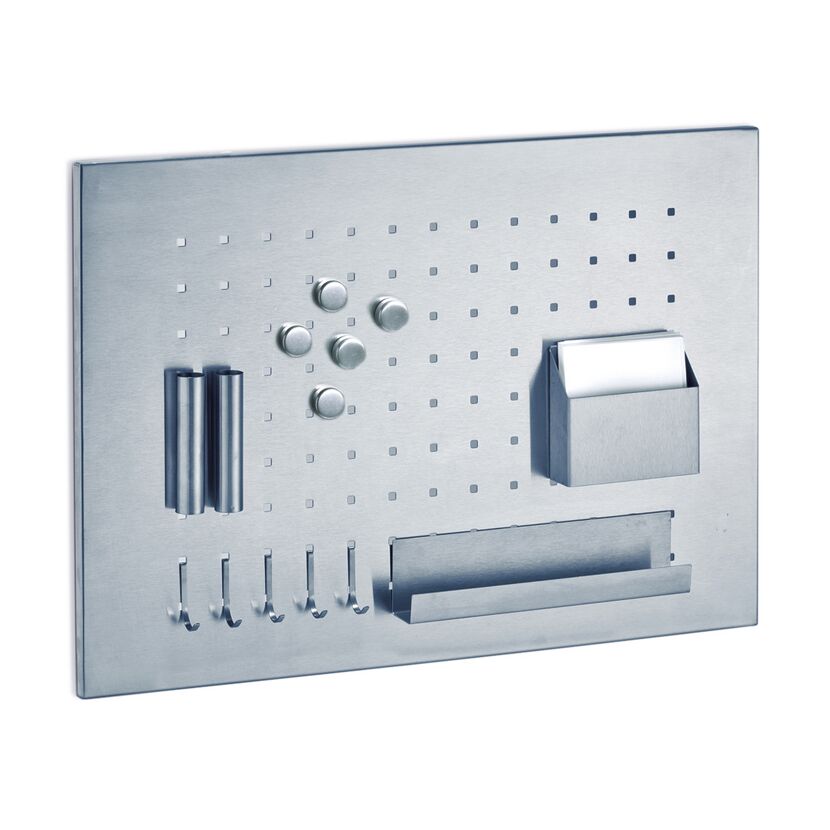 Metall Memoboard mit Magneten und Haken
