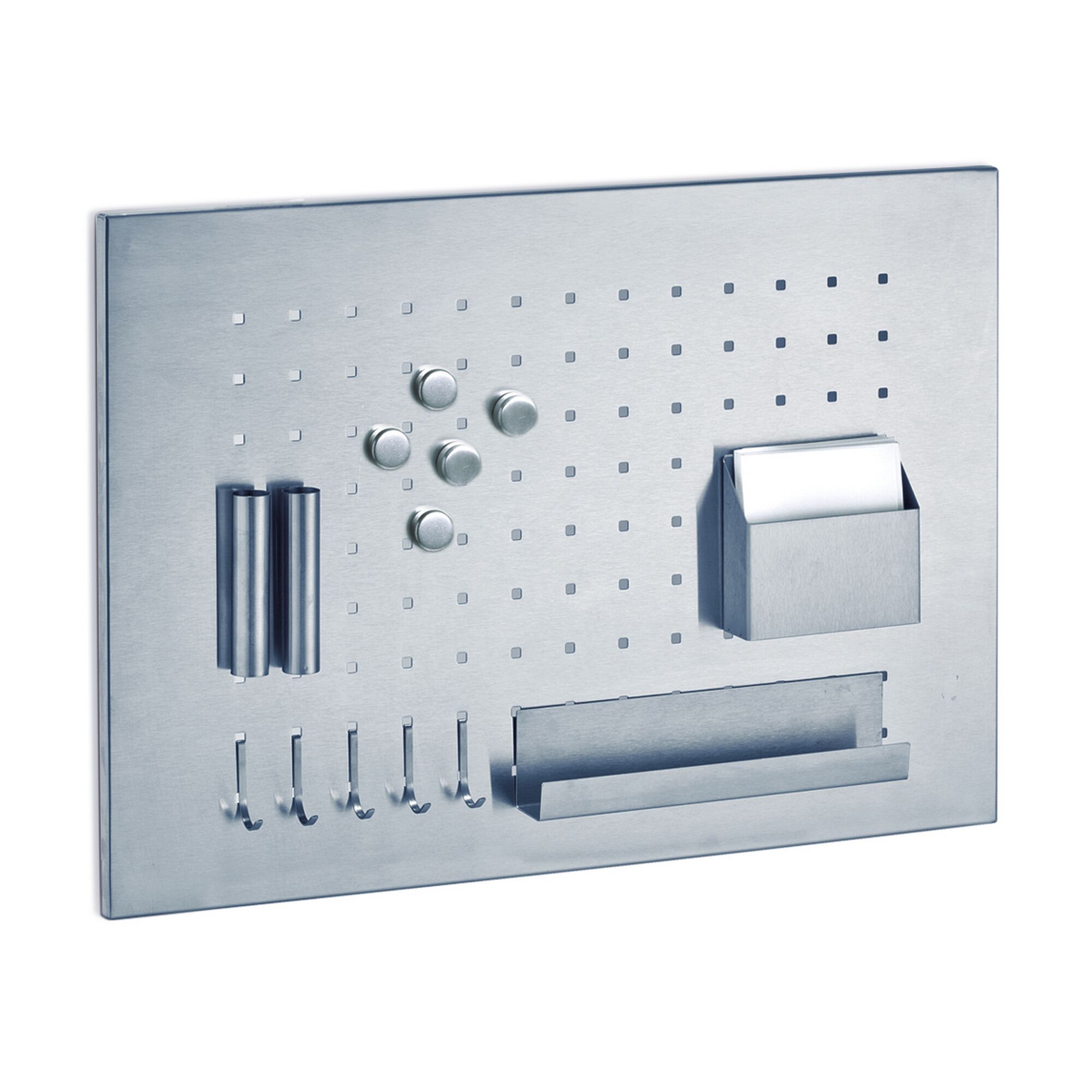 Metall Memoboard mit Magneten und Haken