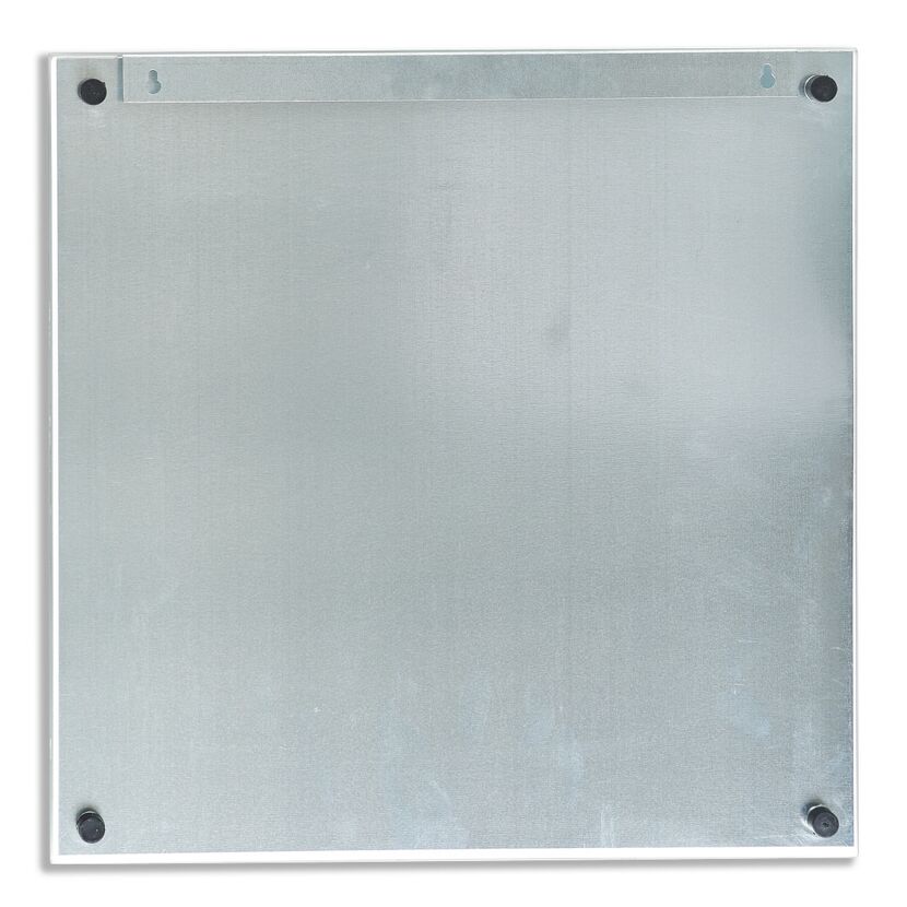 Rückseite Memoboard mit Aufhängung