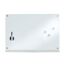 Leeres Memoboard aus Glas mit Magneten