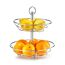 Etagere mit Orangen und Zitronen