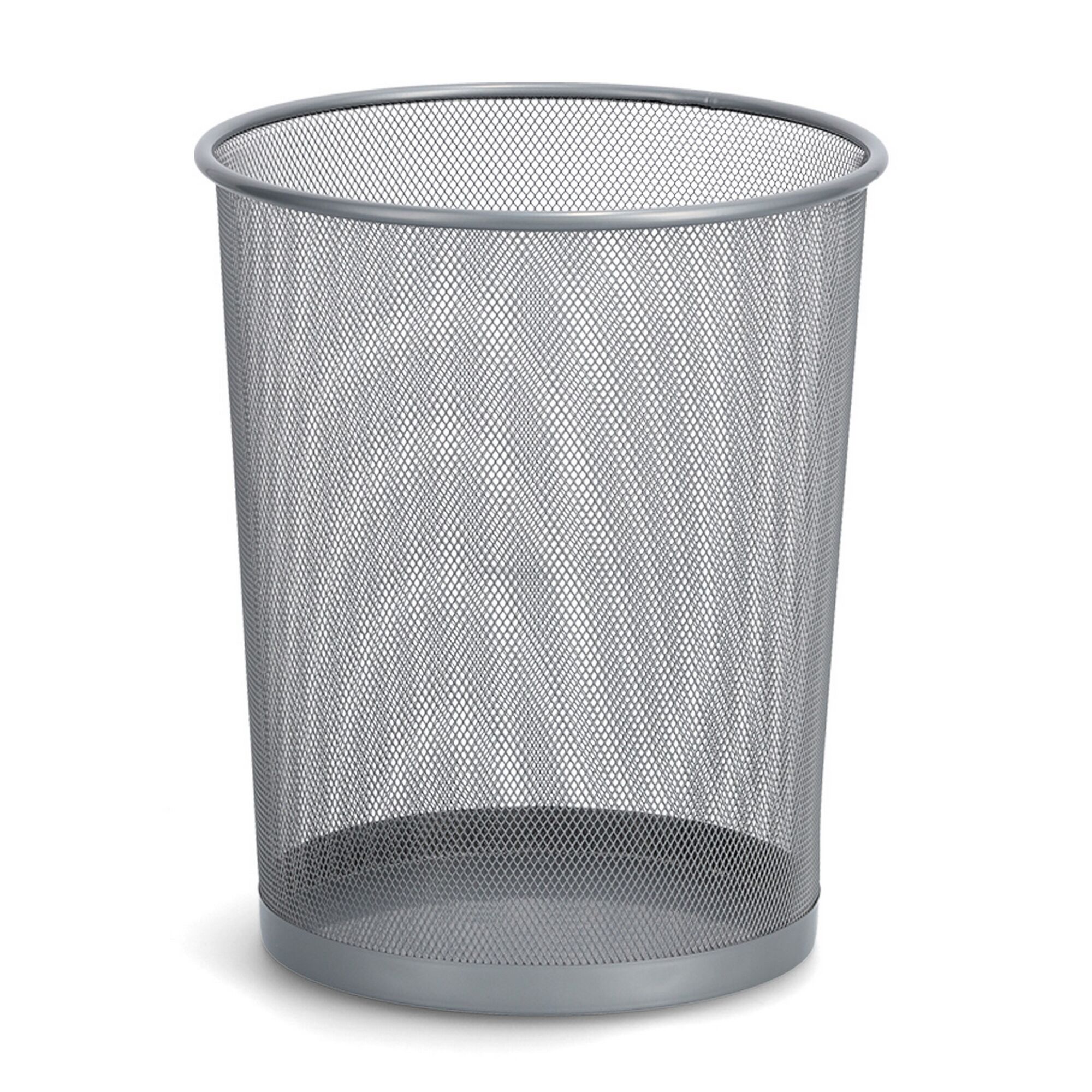 Leerer Papierkorb aus Metall