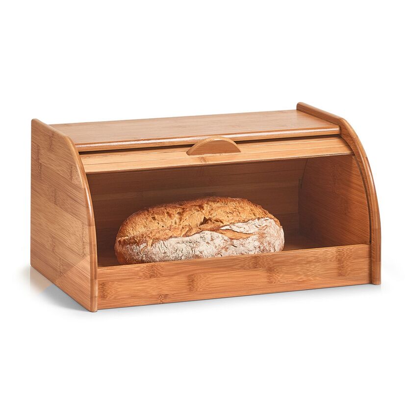 Brotkasten aus Bambus mit Brot