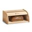 Hölzerner Brotkasten mit Brot