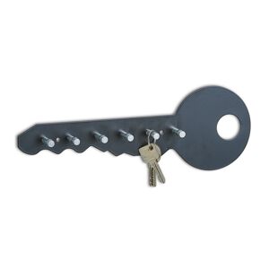 Schlüsselboard 'Color' Metall/Alu schwarz 35 x 12 x 3,5 cm