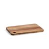 Rechteckiges Holzbrett mit Loch