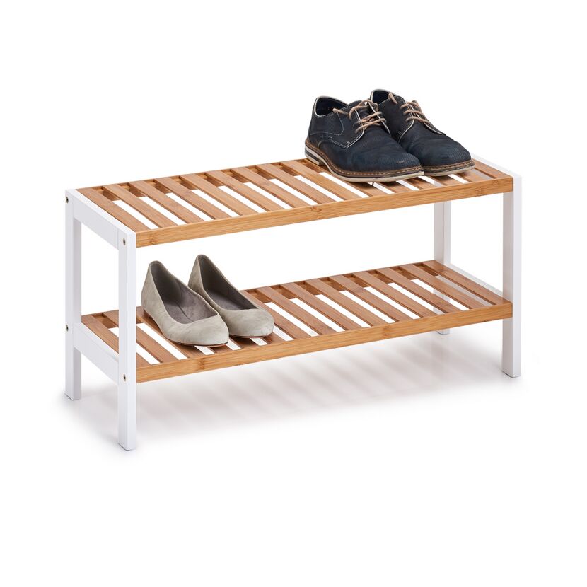 Schuhregal mit zwei Ebenen