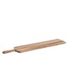 Langes Servierbrett aus Holz mit Griff