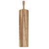 Langes Servierbrett aus Holz mit Griff
