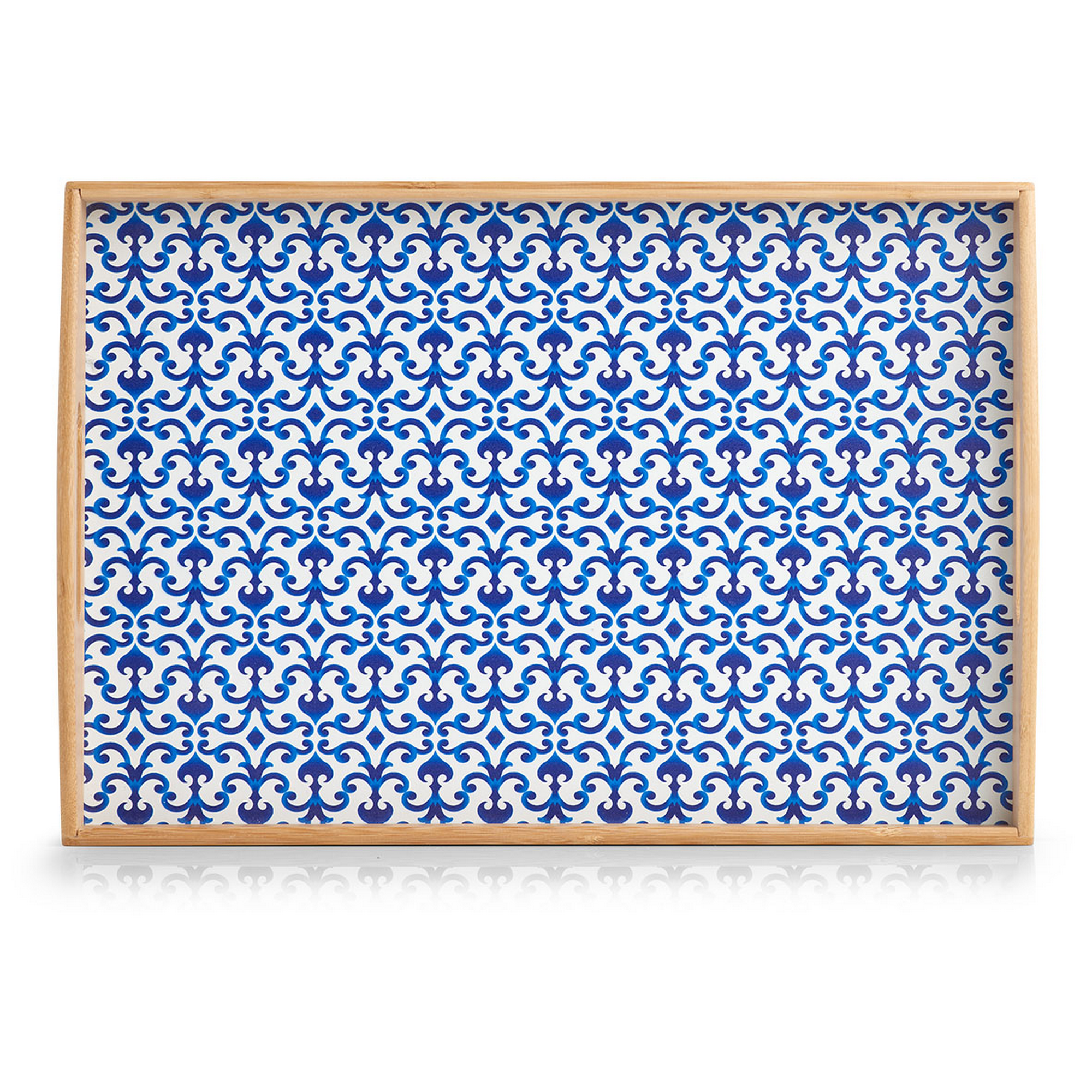 Serviertablett 'Marokko' mehrfarbig 43,6 x 5,5 x 30 cm + product picture