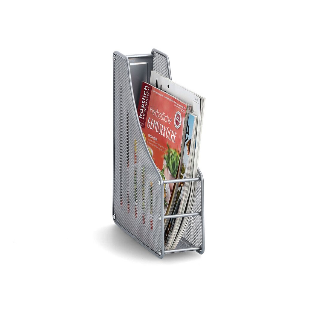 Metall-Zeitschriftenhalter mit Zeitschriften