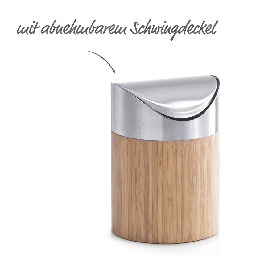 Tischabfalleimer mit Schwingdeckel