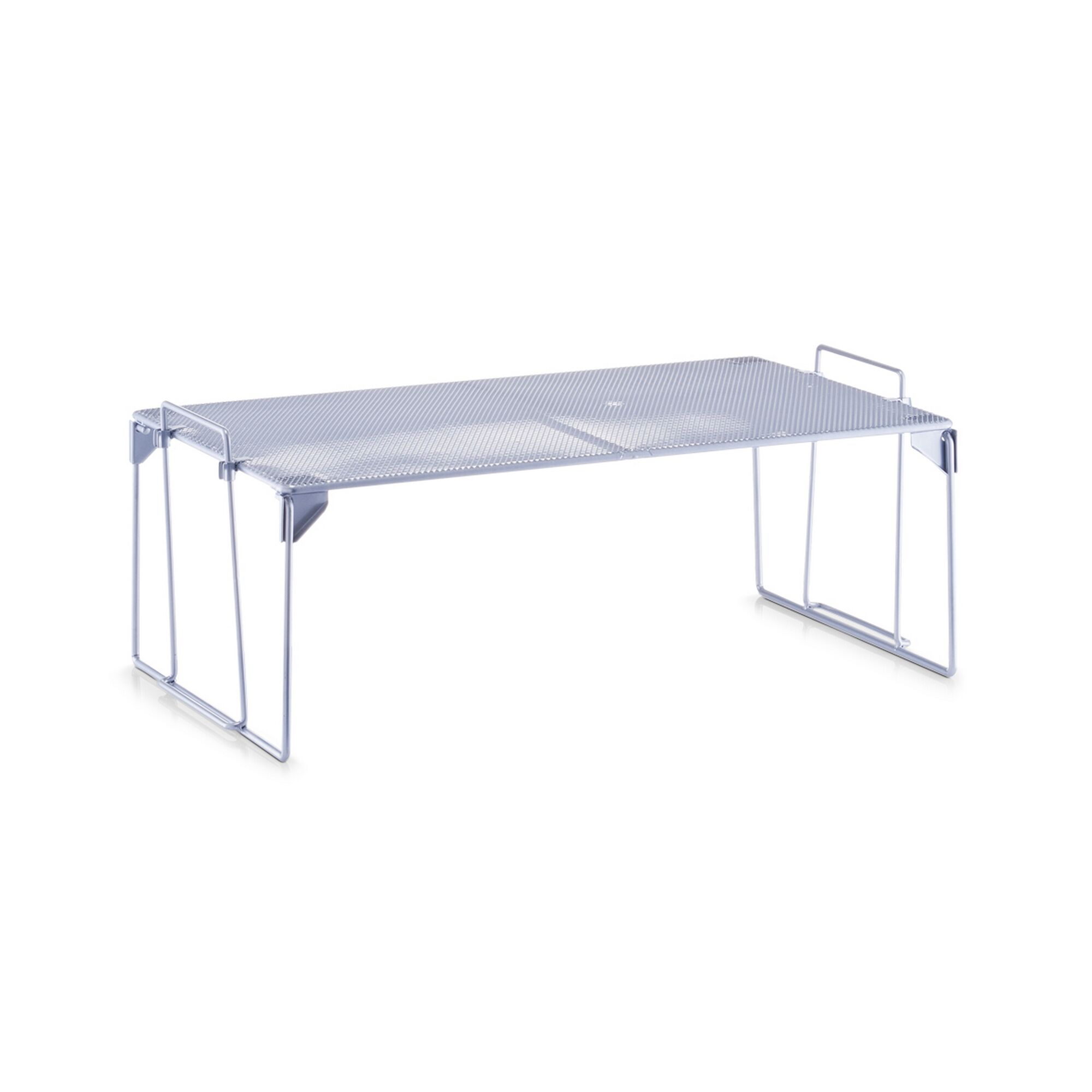 Metallregal silber