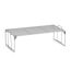 Metallregal silber