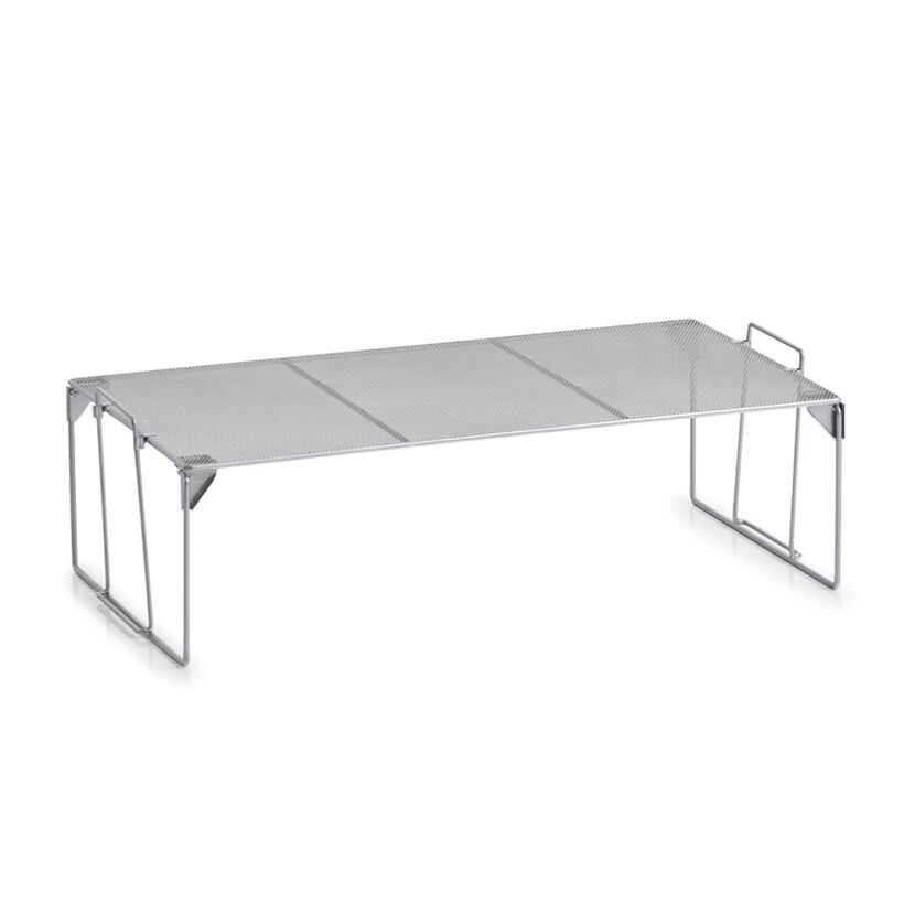 Metallregal silber