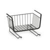Schwarzes Metallunterbau-Regal
