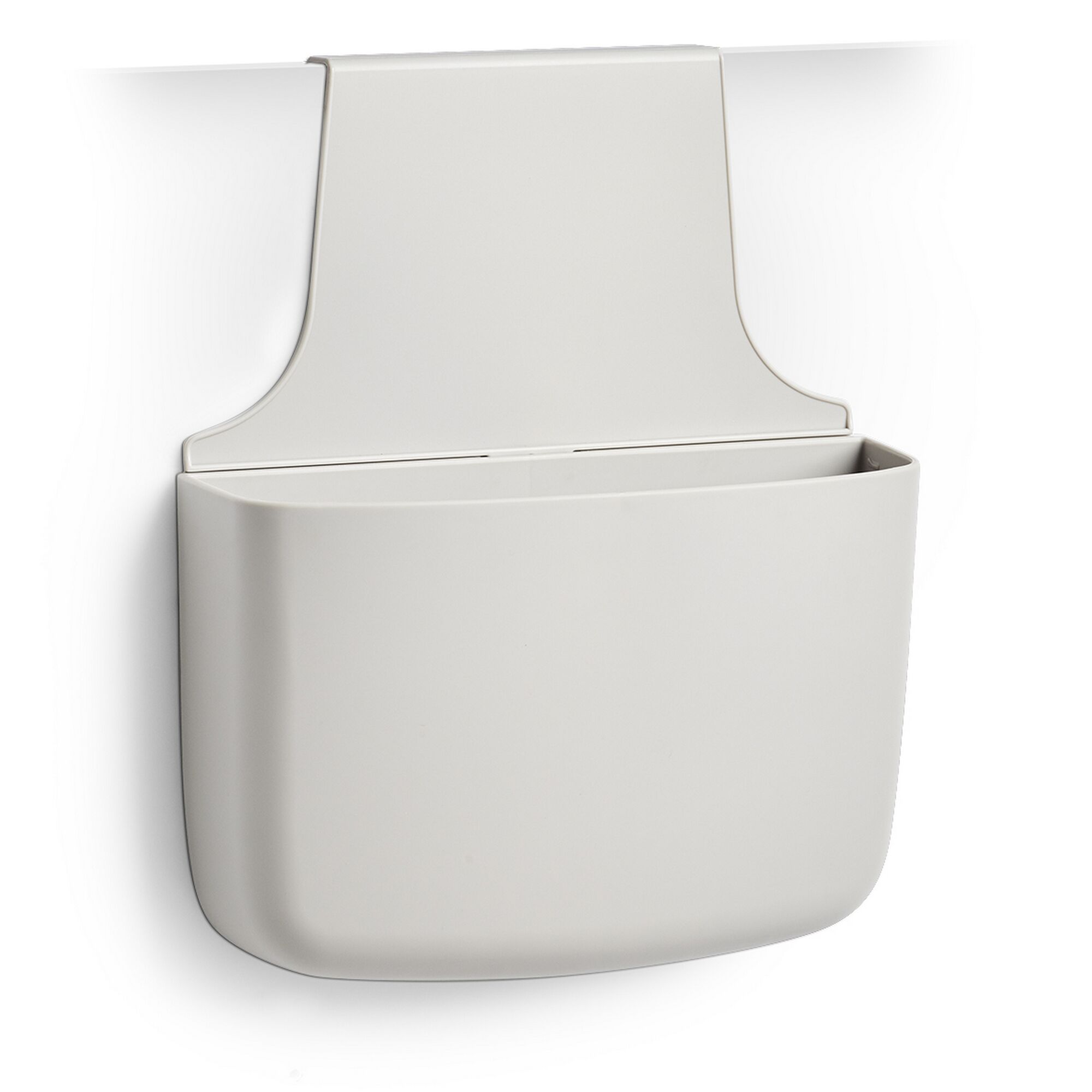 Grauer Utensilienhalter