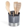 Utensilienhalter mit Holzlöffeln und Pfannenwender