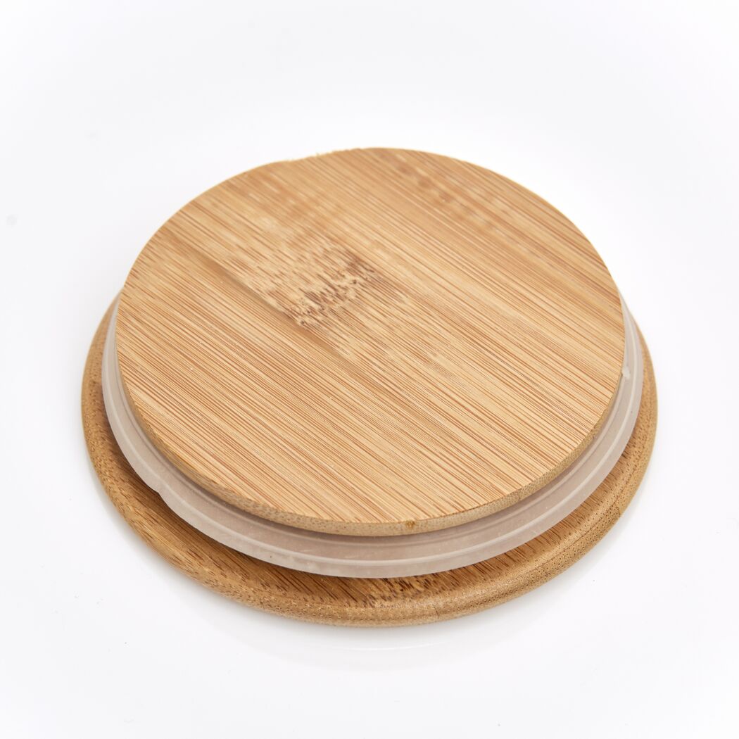 Runder Holzdeckel