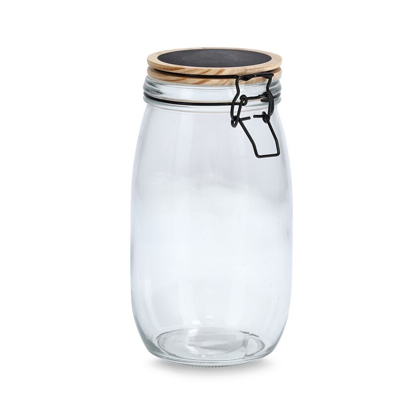 Leeres Vorratsglas mit Bügelverschluss