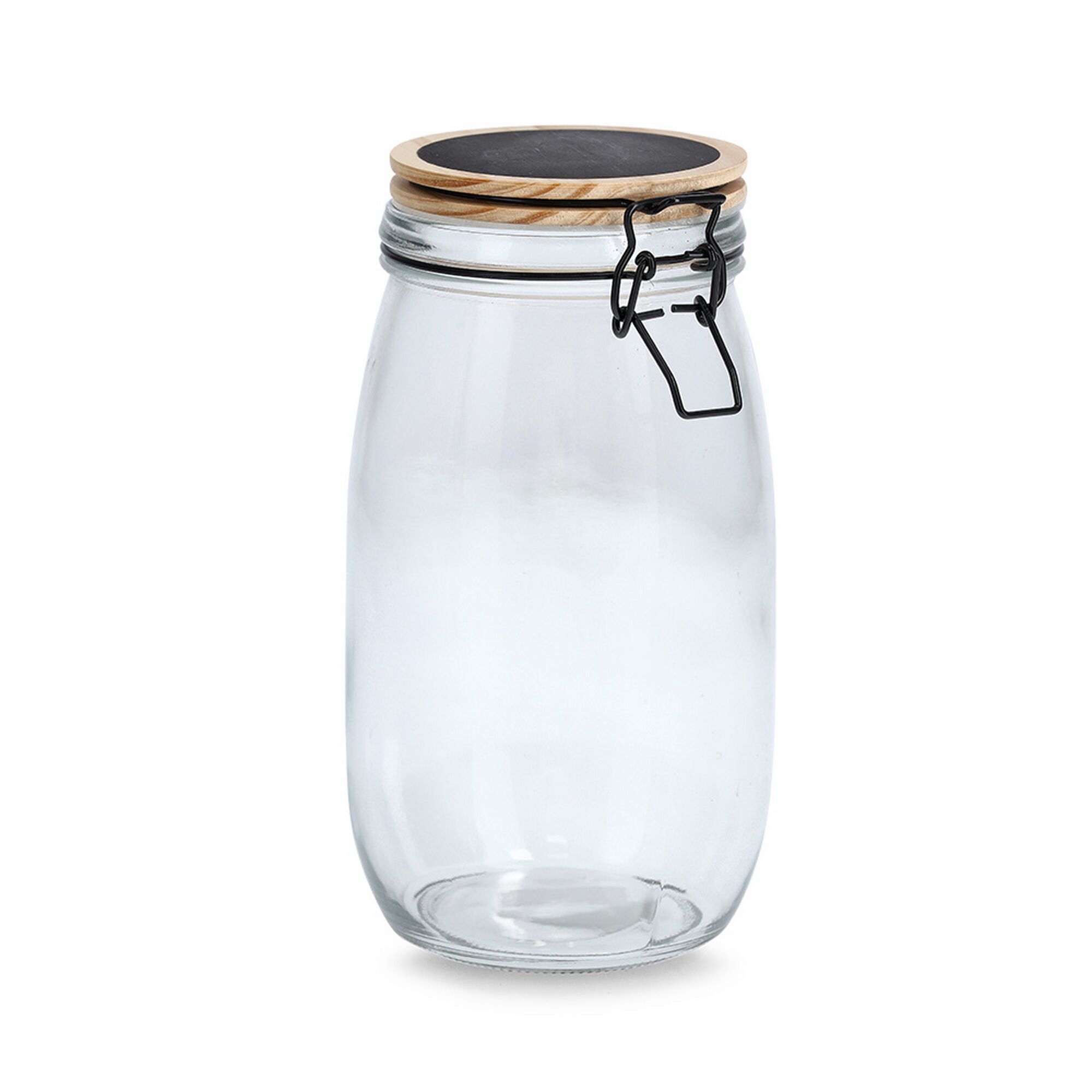 Leeres Vorratsglas mit Bügelverschluss