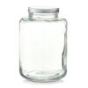 Leeres Vorratsglas mit Deckel