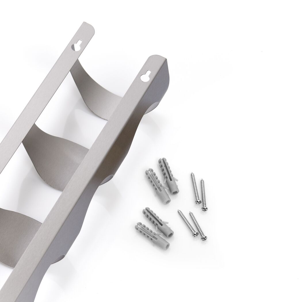 Metall Flaschenhalter und Schrauben
