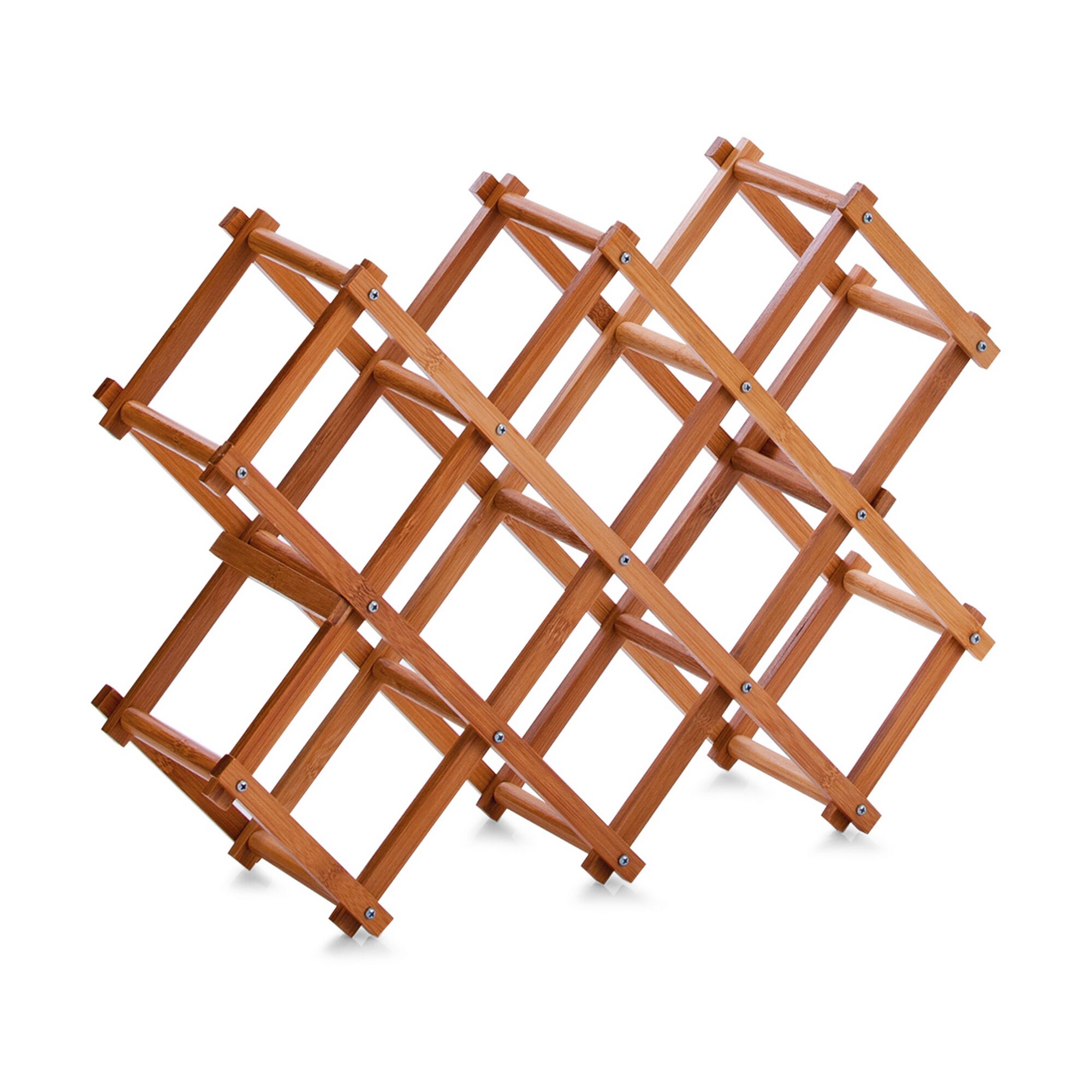 Hölzerner Weinregal für zehn Flaschen