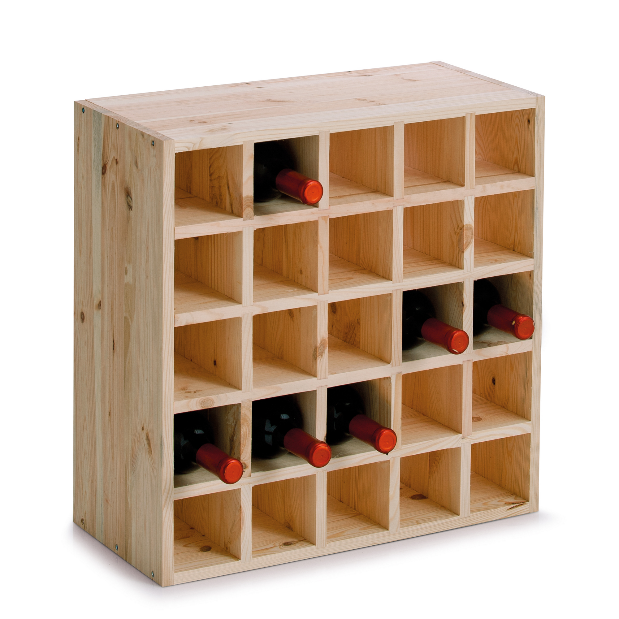 Weinregal holzfarben 52 x 52 x 25 cm + product picture
