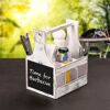 Grillbesteck-Halter aus Holz