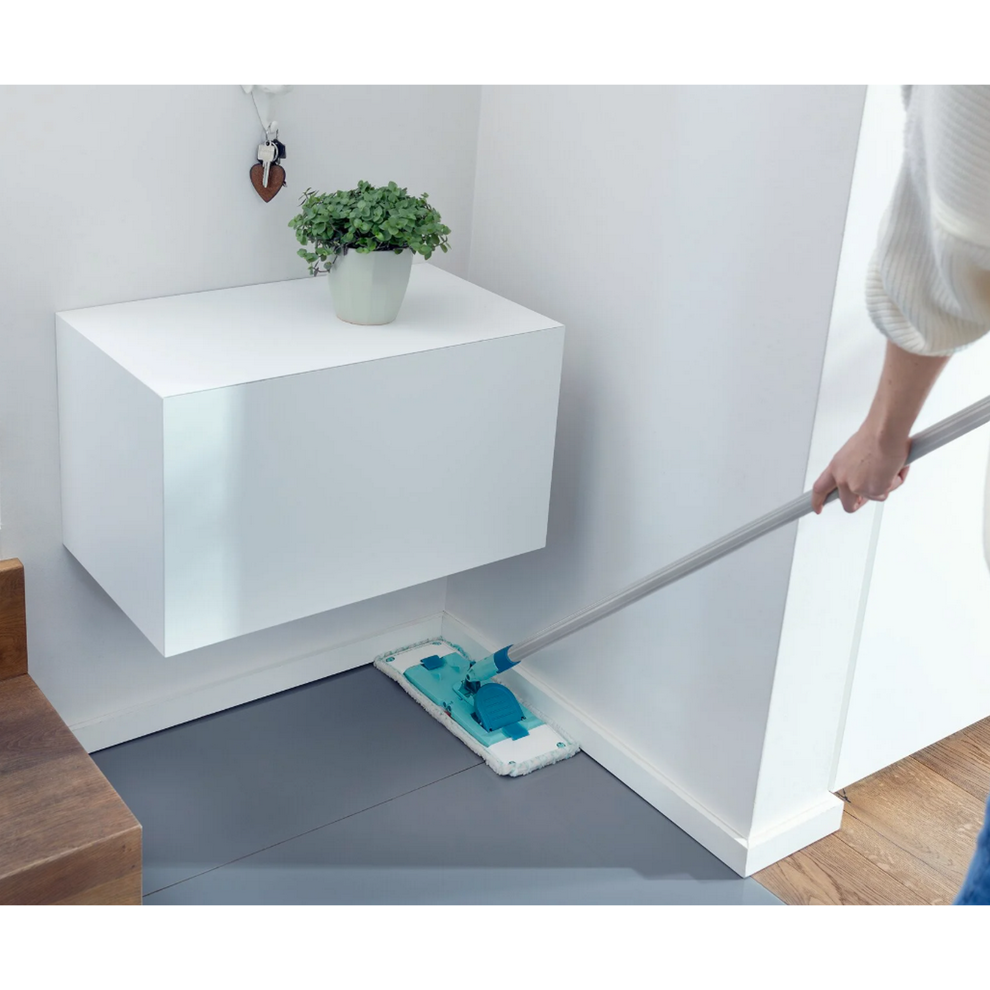 Bodenwischer 'Power Clean M micro duo' 37 cm mit Wischbezug