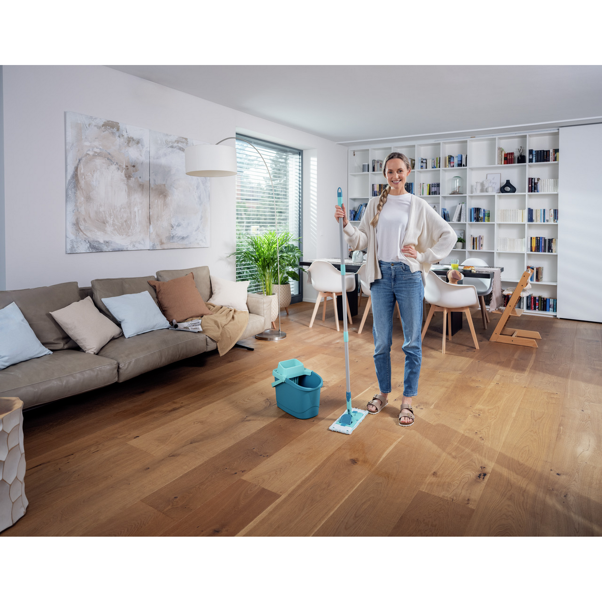 Bodenwischer-Set 'PowerClean' 4-teilig