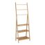 Leiterregal mit 3 Ablagen Bambus naturfarben 53 x 153,5 x 30,5 cm