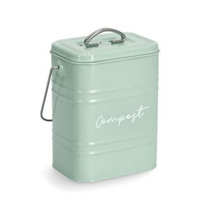 Kompostbehälter 'Compost' Metall mint 17 x 24,5 x 12,5 cm