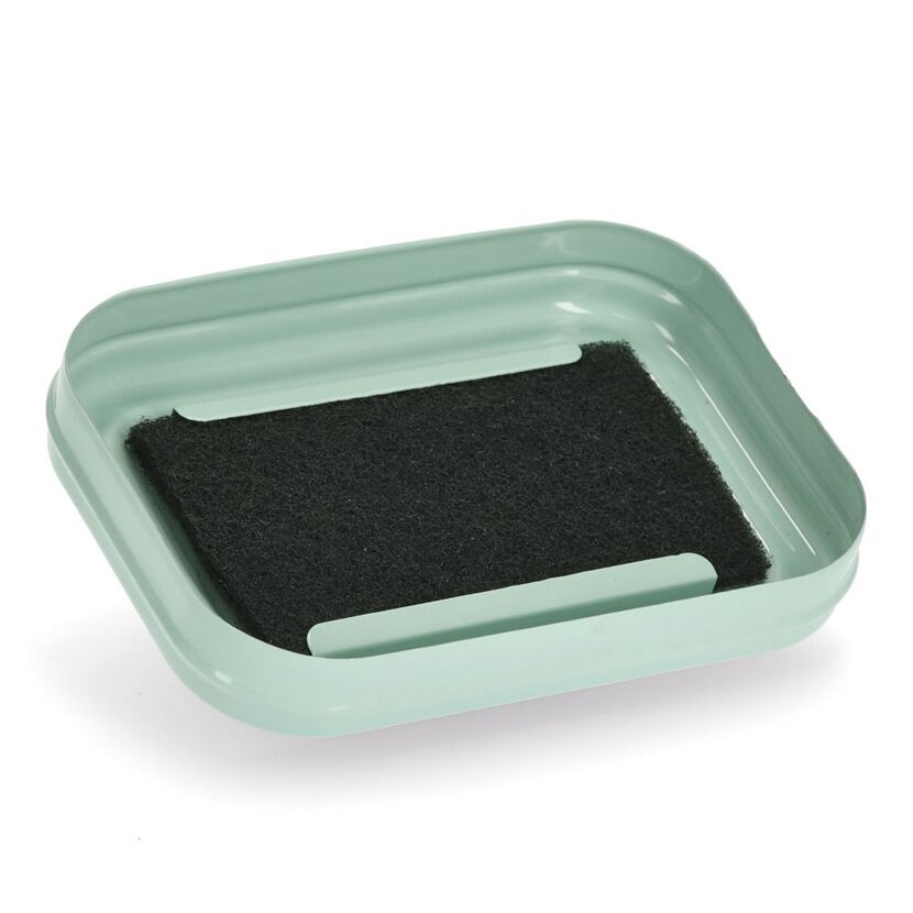 Kompostbehälter 'Compost' Metall mint 17 x 24,5 x 12,5 cm