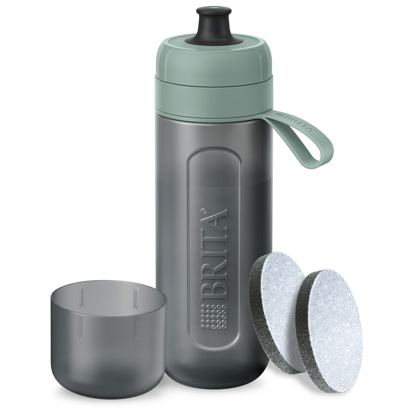Wasserfilterflasche 'Active' darkgreen