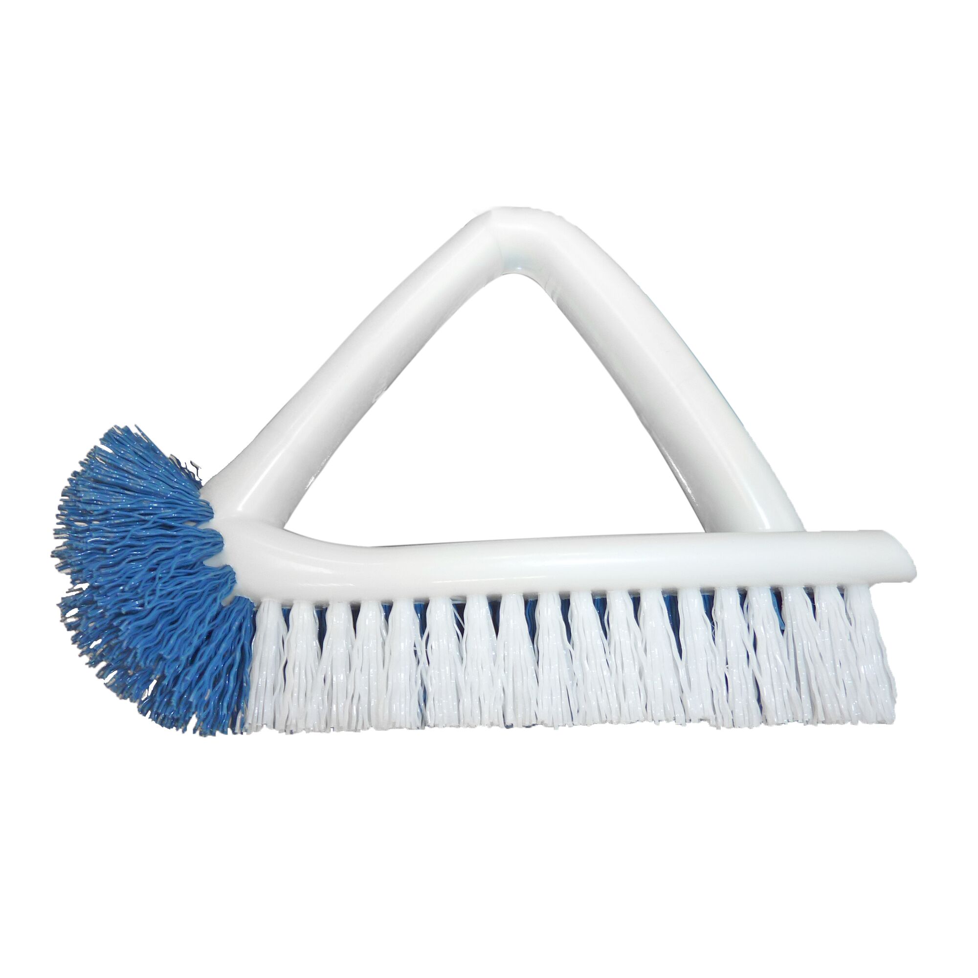 Bürste mit blauem und weißem Borsten