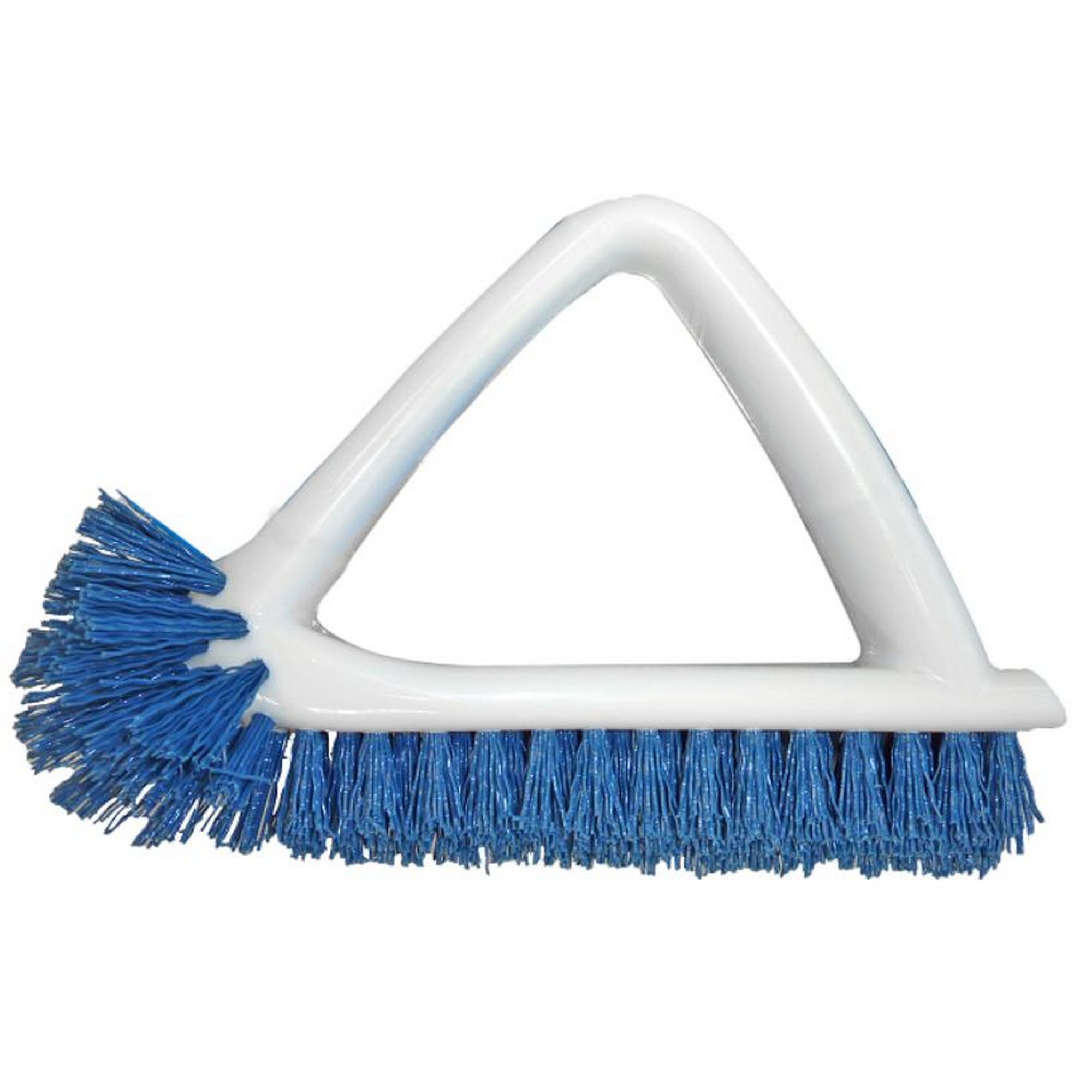 Eckenbürste mit blauem Borsten