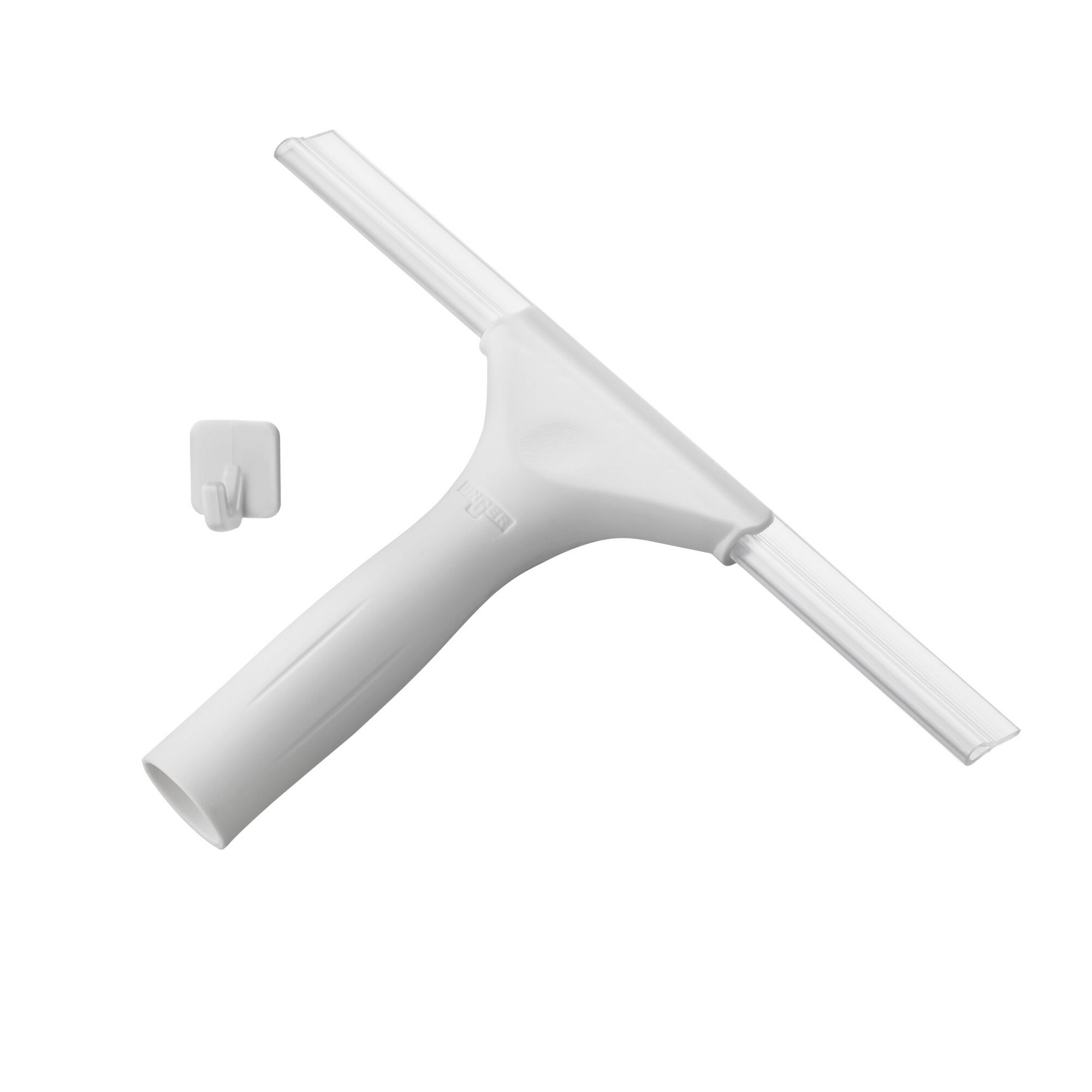 Weißer Duschwischer